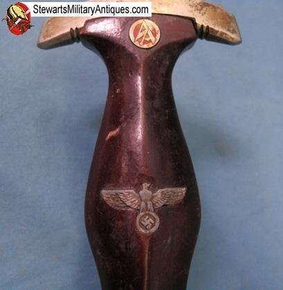  German WWII M1933 SA Dagger, RZM Blade M7/36, Horster Mfg   — image 5