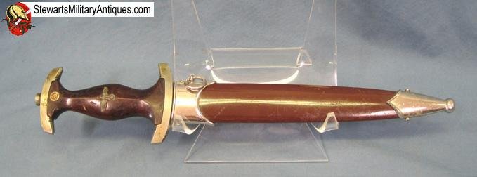  German WWII M1933 SA Dagger, RZM Blade M7/36, Horster Mfg   — image 6