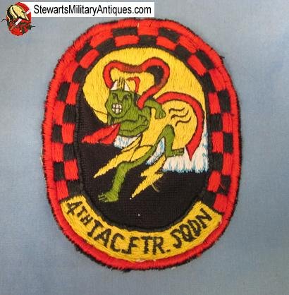  US Cold War Era 4th Tactical Fighter Squadron Patch — image 2