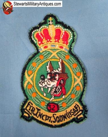  US Cold War Era USAF 32nd Fighter Interceptor Squadron Insignia — image 2