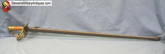  French 19th Century M1854 Dragoon Sword & Scabbard — image 2