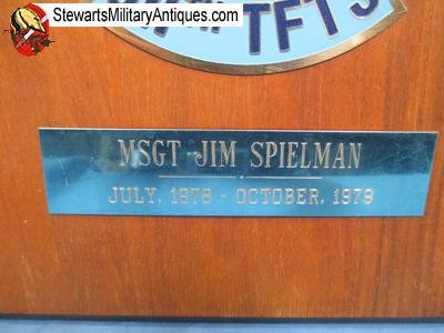  US Cold War Era USAF 311th TFTS Wall Plaque — image 4