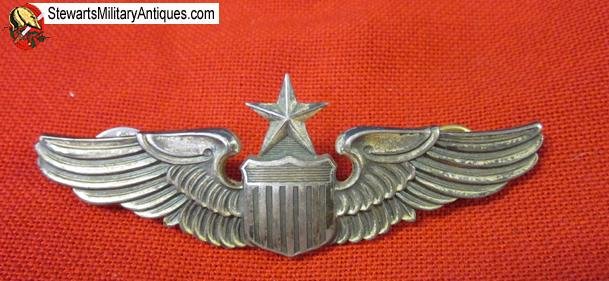  US Vietnam War Era USAF Command Pilot Sterling Marked Wings, LGH — image 2
