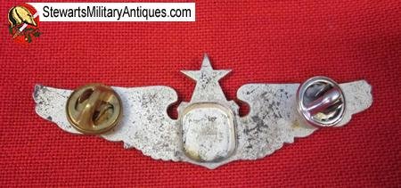  US Vietnam War Era USAF Command Pilot Sterling Marked Wings, LGH — image 3
