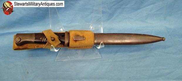  German WWII S84/98 Matching Bayonet, Berg 1938, Tropical Frog — image 2