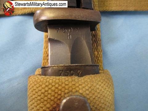  German WWII S84/98 Matching Bayonet, Berg 1938, Tropical Frog — image 3