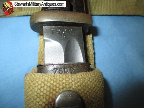  German WWII S84/98 Matching Bayonet, Berg 1938, Tropical Frog — image 4