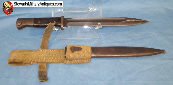  German WWII S84/98 Matching Bayonet, Berg 1938, Tropical Frog — image 5