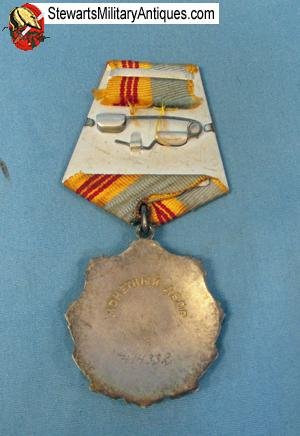 Soviet Cold War Era Order of Labor Glory 3rd Class & Document, 414332 — image 5