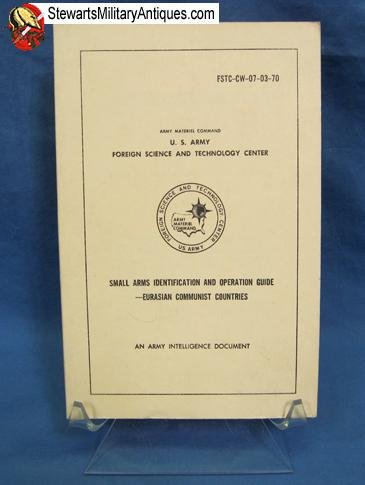  US Vietnam War Manual, Small Arms Identification Guide, Eurasion Communist Countries, FSTC-CW-07-03-70 — image 2