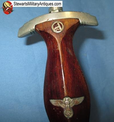  German WWII M1933 SA Enlisted Dagger, HACO Mfg  — image 3