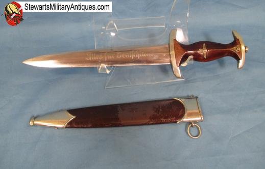  German WWII M1933 SA Enlisted Dagger, HACO Mfg  — image 5