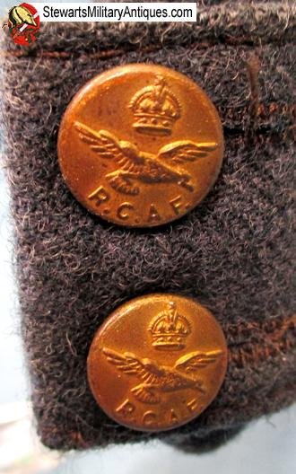  Canadian WWII RCAF Enlisted Overses Hat, 1942, Size 7 3/4 — image 3