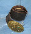 US Civil War Infantry Waist Belt & Oval US Buckle
