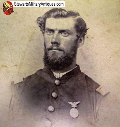  US Civil War Union Officer CDV, Identified,  — image 3