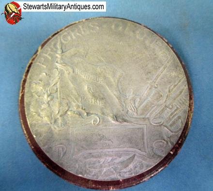  French, Franco-Prussian War Commemorative Table Medal — image 2