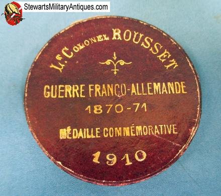  French, Franco-Prussian War Commemorative Table Medal — image 4