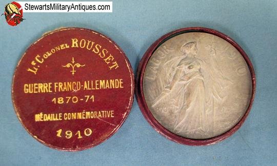  French, Franco-Prussian War Commemorative Table Medal — image 5
