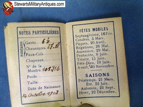  French WWI Croix de Guerre 1914-1918 & Calendar — image 3