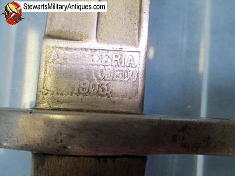  Spanish M1893 Mauser Bayonet, Toledo 1903 — image 4
