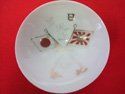 Japanese Meiji Era Russo Japanese War Sake Cup, Crossed Flags