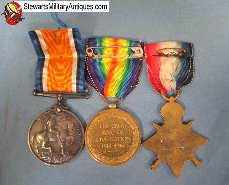  Canadian WWI Medal Trio, 4th Canadian Infantry, Named — image 4