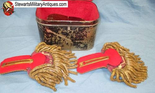  US Civil War Army Officers Cased Dress Epaulettes — image 3