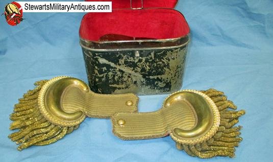  US Civil War Army Officers Cased Dress Epaulettes — image 4