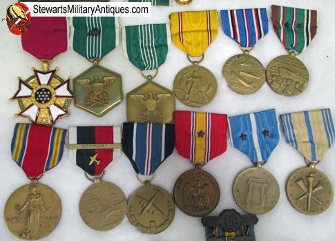  US WWII - Cold War Identified Medal Grouping, Military Police Officer — image 10