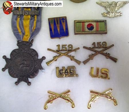  US WWII - Cold War Identified Medal Grouping, Military Police Officer — image 2