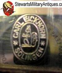  German WWII Dress Bayonet & Frog, Eickhorn Mfg   — image 2