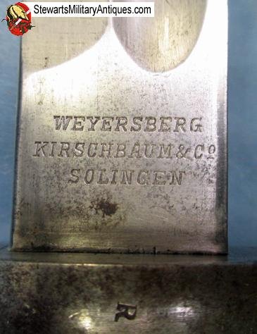  Argentine M1891 Mauser Bayonet, Alloy Grips, German Mfg Weyersberg, Matching  — image 2