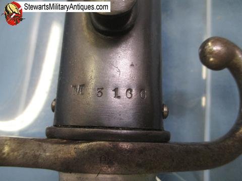  Argentine M1891 Mauser Bayonet, Alloy Grips, German Mfg Weyersberg, Matching  — image 6