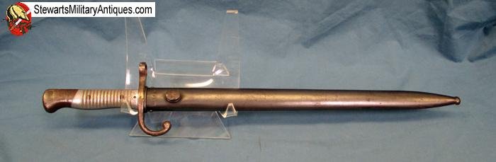  Argentine M1891 Mauser Bayonet, Alloy Grips, German Mfg Weyersberg, Matching  — image 7