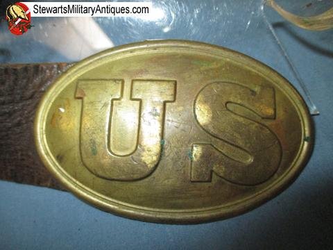  US Civil War Federal Infantryman's Waistbelt & Buckle — image 3