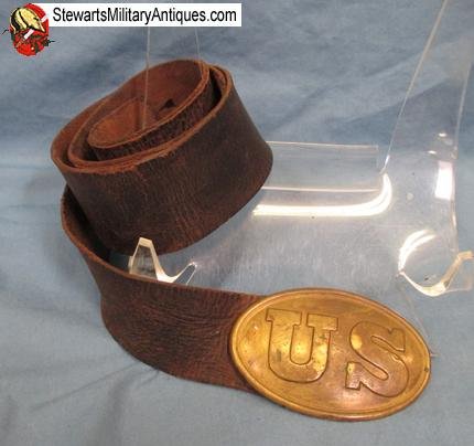  US Civil War Federal Infantryman's Waistbelt & Buckle — image 4