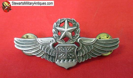  US Cold War Senior Navigator/Observer 2 Inch Wings, NS Meyer Mfg — image 2