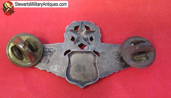  US Cold War Senior Navigator/Observer 2 Inch Wings, NS Meyer Mfg — image 3