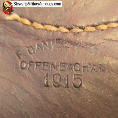  German WWI Prussian M1915 Enlisted Buckle & Leather Tab — image 5