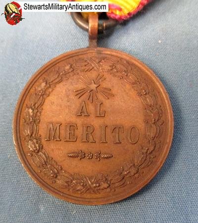  Italian WWII Merit Medal & Ribbon — image 2