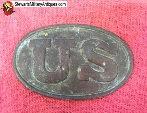  US Civil War Oval Cartridge Box Plate, W.H.Smith, Brooklyn — image 2