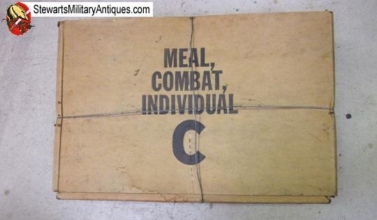  US Vietnam War Unopened Case of 12 Individual  Combat Meals, Oct 26 '67, C-Rats — image 2