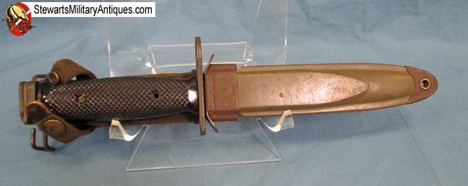  US Cold War Era M7 Bayonet & Scabbard, Imperial Mfg — image 5