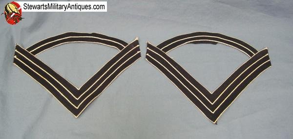  US Indian Wars-Spanish American Infantry Sergeant Overcoat Chevrons — image 2