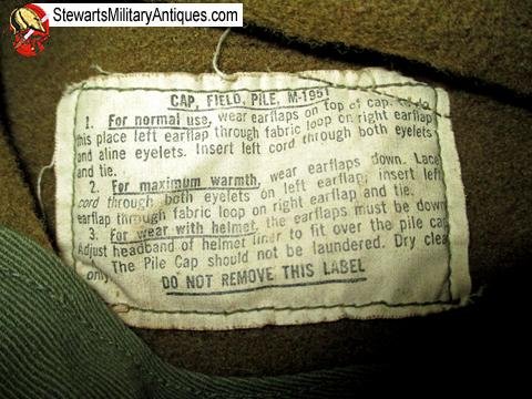  US Korean War USMC Pile Field Cap — image 6