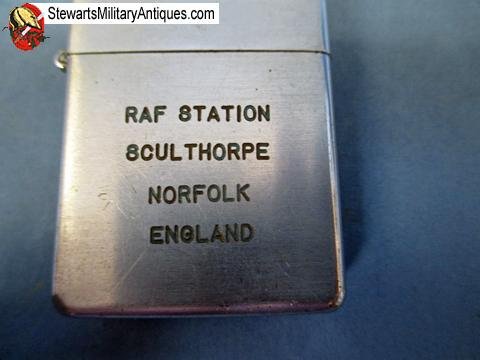  US Cold War Era USAF Vulcan Cigarette Lighter, 420th Air Refueling Squadron England — image 4