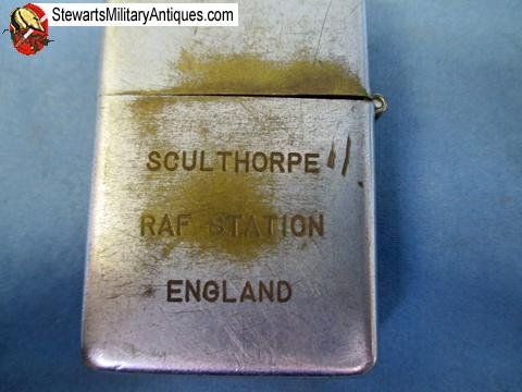  US 1950's USAF Vulcan Cigarette Lighter, 5th Tow Target Squadron  — image 4