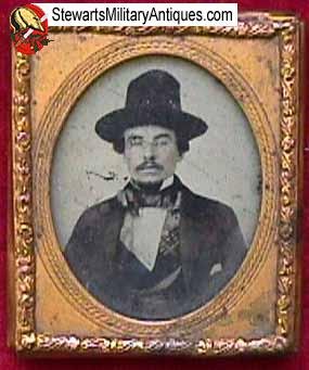  Hispanic Man in Tall Hat Ambrotype — image 3