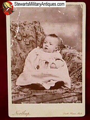  Baby with Bottle Cabinet Card — image 2