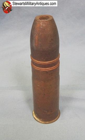  French WWI .37 HE Projectile & Casing, INERT  — image 2